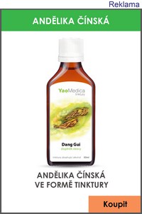 ANDĚLIKA ČÍNSKÁ 029 - DĚHEL ČÍNSKÝ - TINKTURA (Dang Gui)